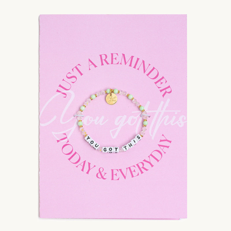 Greeting Card with Bracelet- You Got This